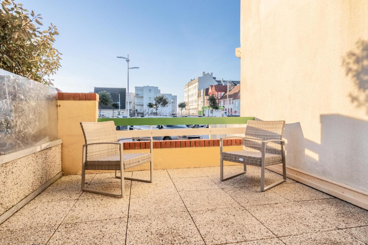Agreable Appartement Et Terrasse A 2 Pas De La Mer Wimereux Exterior foto